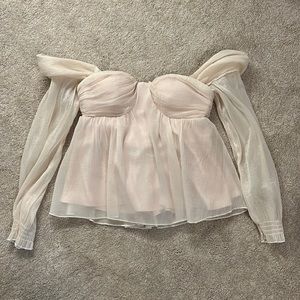 ❤️ NWT VICI off the shoulder corset top